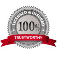 100% trustworthy licensed and insured